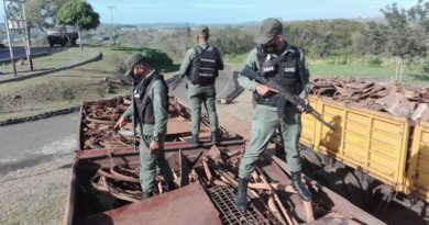 GNB retuvo 40 toneladas de material estratégico ferroso en Bolívar