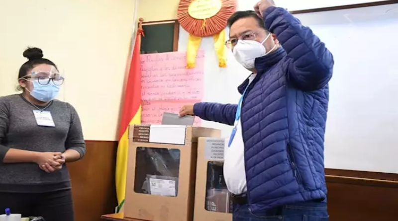 Morales y Arce saludan las elecciones como un ejemplo de restitución del sistema democrático en Bolivia