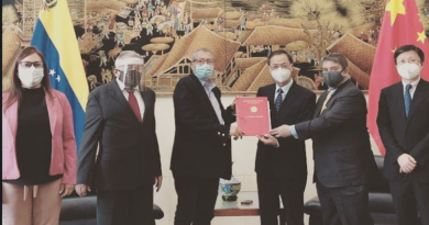 Diputados a la AN consignan acuerdo en respaldo a la integridad territorial de China