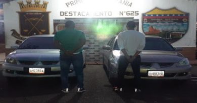 GNB captura a dos ciudadanos dedicados a la trata y explotación sexual de mujeres en Bolívar