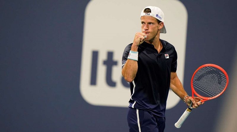 Diego Schwartzman venció al japonés Uchiyama y avanza a la tercera ronda del torneo de Miami
