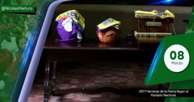 Venezuela conmemora llegada de los restos simbólicos de las heroínas, Matea, Hipólita, Apacuana y Josefa Camejo al Panteón Nacional