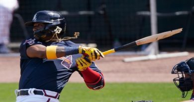 Ronald Acuña Jr. despachó su quinto jonrón de la pretemporada