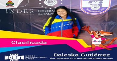 Daleska Gutiérrez y Miguel Ángel Ramos clasificaron a los I Juegos Panamericanos Junior Cali – Valle 2021