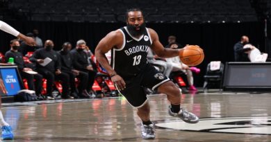 De la mano de un James Harden histórico los Nets de Brooklyn se imponen 100-95 ante Detroit