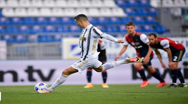 Con triplete perfecto de Cristiano Ronaldo la Juventus golea 3-0 a Cagliari