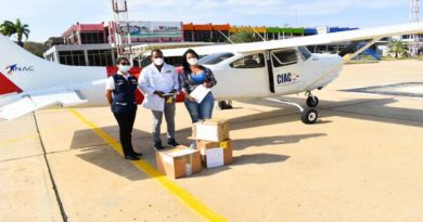Aeronaves del INAC distribuyen Carvativir en todo el país mediante puente aéreo