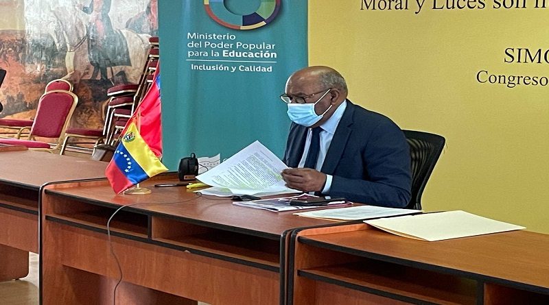 Aristóbulo Istúriz: durante la pandemia Venezuela garantiza el derecho a la educación preservando la salud y la vida
