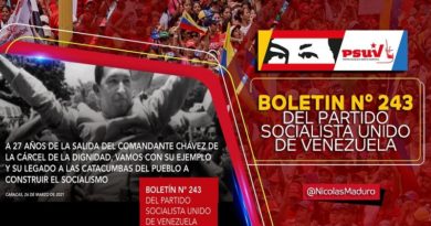 Edición N° 243 del Edición N° 243 del boletín del PSUV recuerda los 27 años de la salida del Comandante Eterno Hugo Chávez de la cárcel de la dignidadrecuerda los 27 años de la salida del Comandante Eterno Hugo Chávez de la cárcel de la dignidad