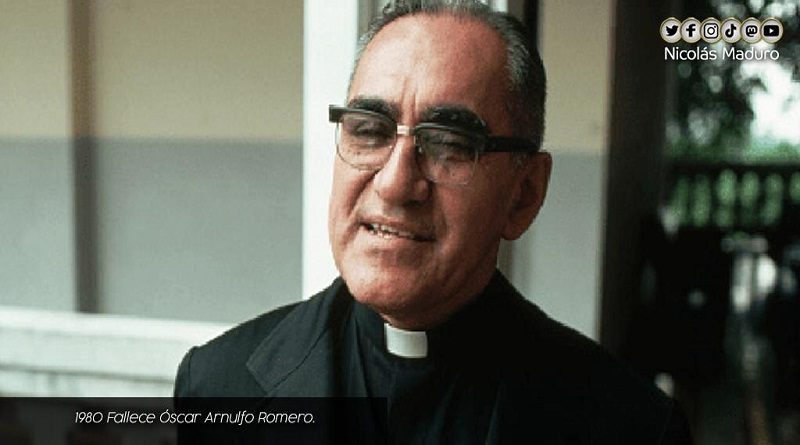 Se cumplen 41 años del asesinato de Óscar Arnulfo Romero luchador por la justicia de los oprimidos y humildes