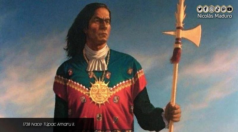 Venezuela rememora 283 años del natalicio de Túpac Amaru II