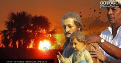 Jefe del Estado saluda al pueblo de Elorza en día de los valores hermosos de la llaneridad del 19 de marzo