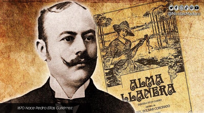 Hace 151 años La Guaira vio nacer a uno de los compositores más importantes Pedro Elías Gutiérrez