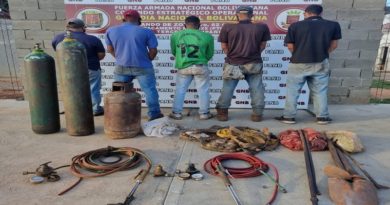 GNB desarticuló Grupo Estructurado de Delincuencia Organizada denominado "Los Chatarreros" en Bolívar