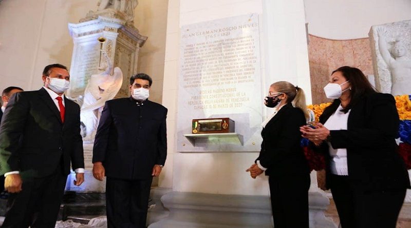 Presidente Maduro: Juan German Roscio fue parte de una generación virtuosa de insurgencia intelectual venezolana contra el oscurantismo monárquico español