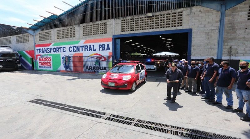 Gobernador Marco Torres supervisó Plan de Mantenimiento del Parque Automotor de la Policía de Aragua