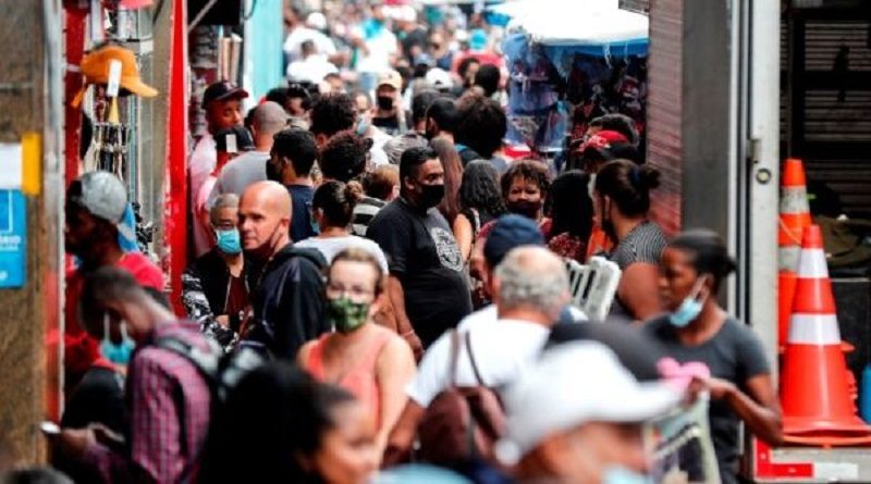 Brasil contabiliza 1.972 muertes en las últimas 24 horas por COVID-19