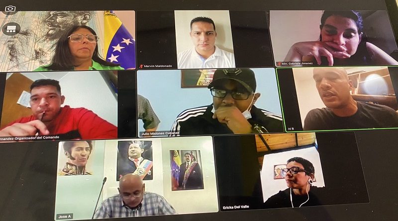 Comisión Presidencial contra la COVID19 realiza videoconferencia con equipos de Caracas y Miranda para combatir variante brasilera del coronavirus