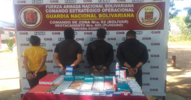 Detenidas 4 personas por contrabando de medicinas en el estado Bolívar