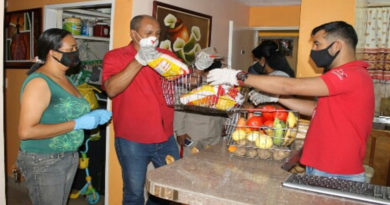 Distribuidas más de 2 toneladas de alimentos en la parroquia San Pedro