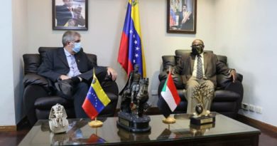 Viceministro Yuri Pimentel sostuvo encuentro con embajador de Sudán Eltayeb Abuelgassim