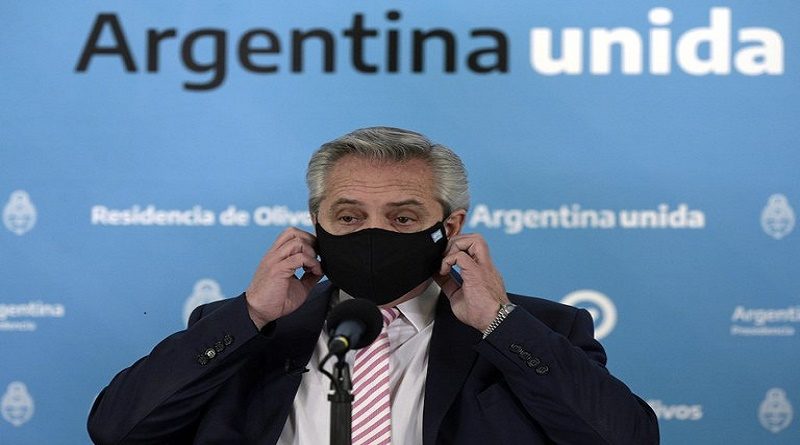 Argentina prolonga emergencia sanitaria por la COVID-19 hasta el 31 de diciembre de 2021