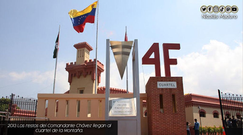 Presidente Maduro conmemora 8 años del traslado de los restos del Comandante Chávez al Cuartel de la Montaña 4F