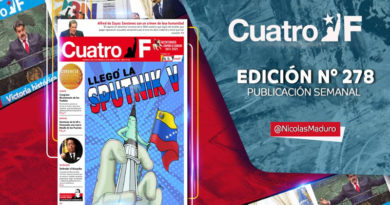 Presidente Maduro recomienda leer edición n° 278 del semanario CuatroF