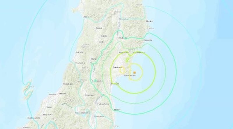 ALERTA DE TSUNAMI | Terremoto de magnitud 7,2 se registra frente a costas de prefectura japonesa de Miyagi