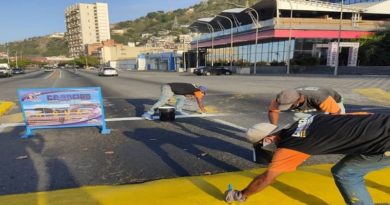 Ejecutan labores de demarcación y saneamiento ambiental en autopista Caracas-La Guaira