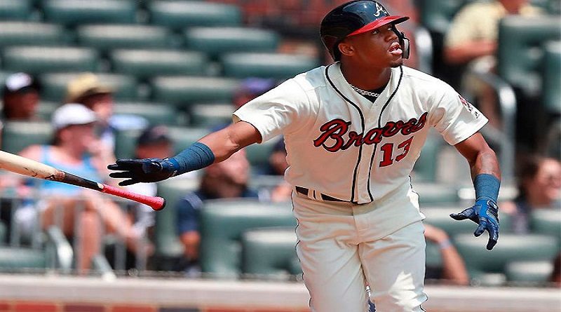 Ronald Acuña Jr. conectó su jonrón número 17 de la temporada y se ubica como líder en ese departamento