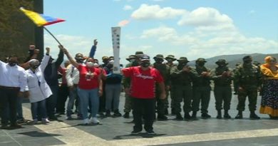 RUTA DEL FUEGO PATRIO: Rumbo a Carabobo | Antorcha Libertaria y Bolivariana llega al municipio José Félix Ribas del estado Aragua