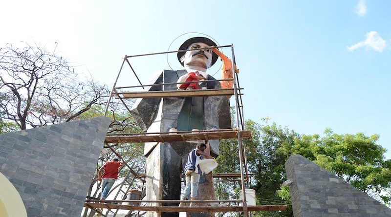 Monumento de 10,5 metros de altura Dr. José Gregorio Hernández casi listo en Guárico