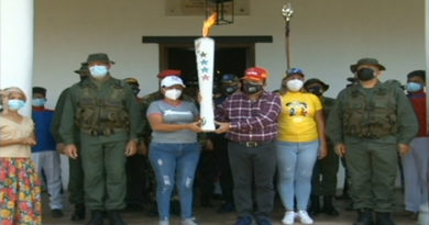 RUTA DEL FUEGO PATRIO | Antorcha Libertaria y Bolivariana llega al municipio Bolívar del estado Aragua para seguir su rumbo a Carabobo