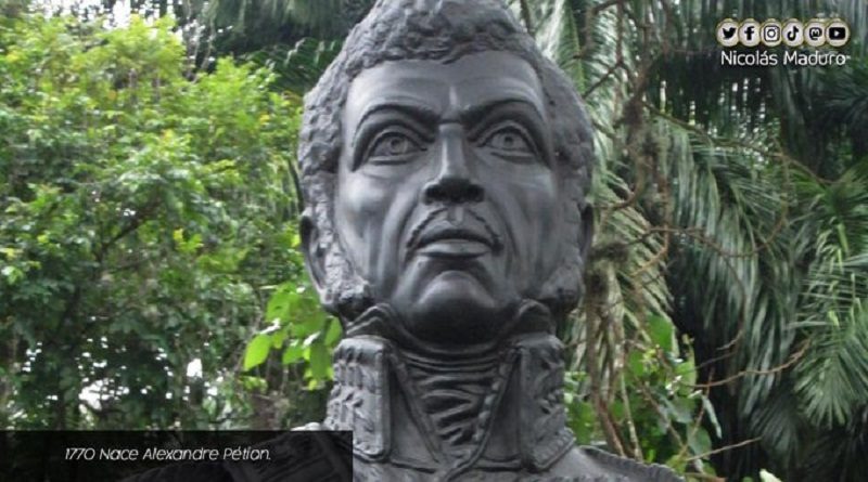 Venezuela saluda al pueblo de Haití al celebrarse 251 años de su líder independentista Alexandre Pétion