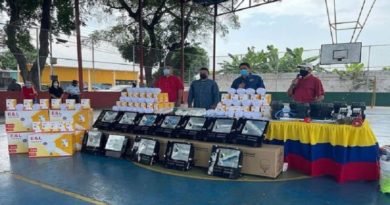 Realizan dotación de equipos y material para fortalecer los servicios públicos en la parroquia El Carmen en Barinas