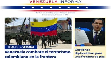 Tercera edición del boletín semanal Venezuela Informa destaca la vocación antiimperialista demostrada hace 200 años por nuestros libertadores