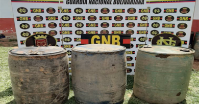 GNB incautó un total de 1.700 litros de combustible en diferentes procedimientos en Bolívar