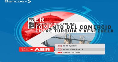 Este 12 de abril se llevará a cabo el conversatorio Fomento del Comercio entre la República de Turquía y Venezuela para impulsar el proceso de exportación e importación entre países aliados