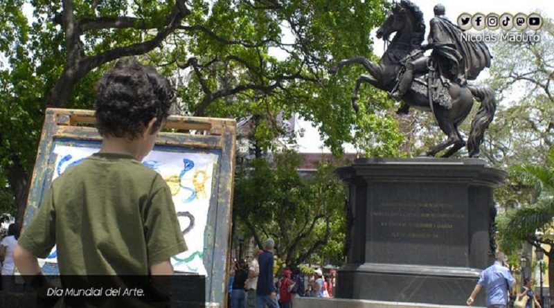 Venezuela envía su reconocimiento y felicitaciones a las y los artistas que promueven la paz de la humanidad en el Día Mundial del Arte