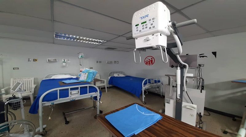 Habilitan 35 camas en área para atender a pacientes con síntomas moderados de COVID-19 en la Clínica Popular El Paraíso de Caracas