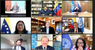 Venezuela sostiene encuentro telemático para agilizar entrega de vacunas al pueblo a través del Sistema COVAX