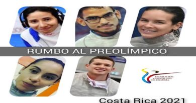 Alejandra Benítez encabeza la delegación venezolana que participa en el Preolímpico de Esgrima en Costa Rica