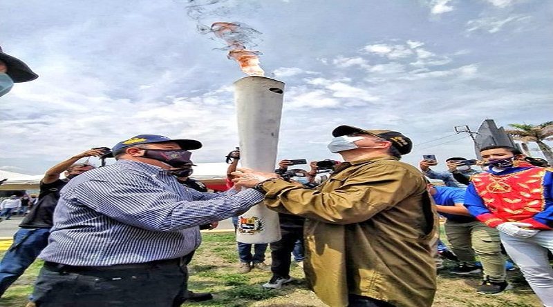 RUTA FUEGO PATRIO | Antorcha Libertaria y Bolivariana llega a Valencia con gran significado de defensa de la patria