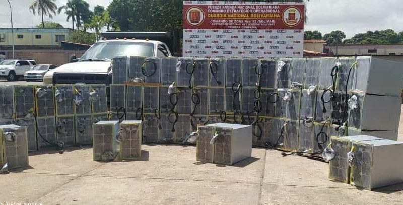 GNB retiene lote de equipos de minería digital en Bolívar