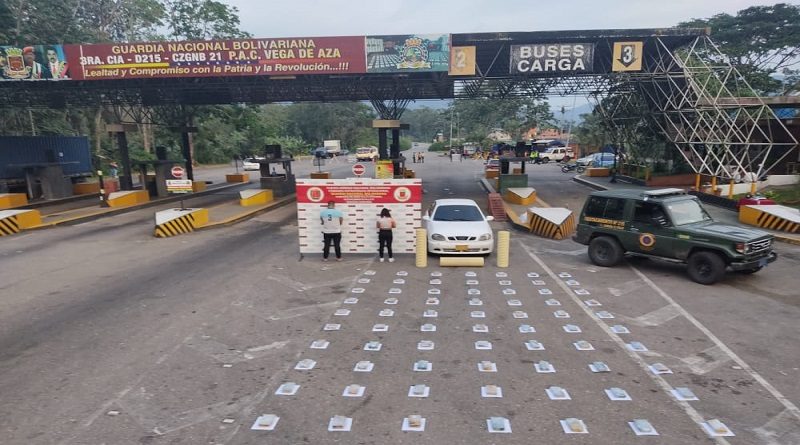 GNB detuvo a dos personas tras incautar más de 38 kilos de droga en Táchira