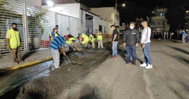 Escuadrón Caza Hueco se despliega para labores de recuperación vial en parroquia Santa Rosalía de Caracas