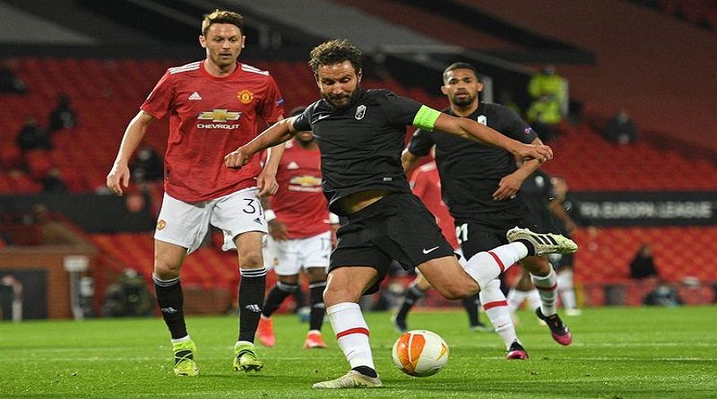 El Granada de los Vinotintos Herrera y Machís se despidió de la Liga de Europa