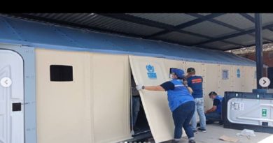 Inician trabajos de instalación de Zona de Triaje para la atención de pacientes de COVID-19 en La Guaira