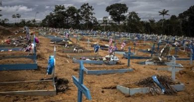 Brasil supera los 330.000 fallecidos por la COVID-19